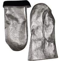 Mitaine de soudage r&eacute;sistant &agrave; la chaleur, Carbone aluminis&eacute;/Cuir, Taille unique, Prot&egrave;ge jusqu'&agrave; 800° F (426.66° C) We Share Industrial Supply