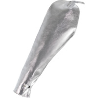 Manches r&eacute;sistant &agrave; la chaleur pour soudeur, 18", Kevlar aluminis&eacute;, Argent We Share Industrial Supply