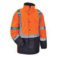 Parka thermique GloWear 8384 de Type R, Orange haute visibilit&eacute;, Grand We Share Industrial Supply
