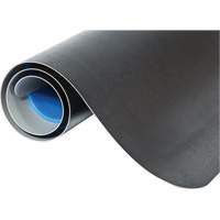 Tapis antimicrobiens WD Elegance, Lisse, 2' x 3' x 9/16", Noir, Vinyle We Share Industrial Supply