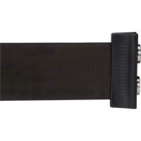 Cassette de ruban magn&eacute;tique pour barri&egrave;re de contr&ocirc;le des foules personnalis&eacute;e, 7', Ruban Noir We Share Industrial Supply