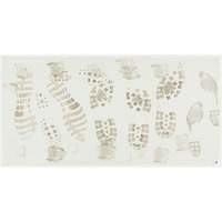 Peel-Away Cleanroom Mats & Frame Kit, 1.57 mils Thick, 18" W, 3' L x White We Share Industrial Supply