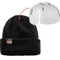 Tuque en tricot c&ocirc;tel&eacute; avec fermeture &agrave; glissi&egrave;re et casque antichoc &agrave; ins&eacute;rer N-Ferno, Taille unique, Noir We Share Industrial Supply