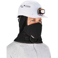 Doublure de casque de s&eacute;curit&eacute; d'hiver N-Ferno avec cache-bouche, Doublure en Molleton, Taille unique, Noir We Share Industrial Supply