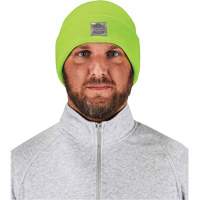 Bonnet en tricot c&ocirc;tel&eacute; N-Ferno, Taille unique, Vert lime haute visibilit&eacute; We Share Industrial Supply