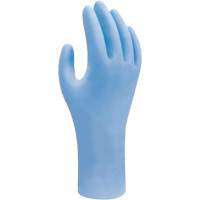 Gants jetables biod&eacute;gradable, T-petit, Nitrile, 2,5 mils, Sans poudre, Bleu We Share Industrial Supply