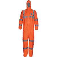 Combinaison haute visibilit&eacute; avec capuchon, Petit, Orange, Tyvek 500 We Share Industrial Supply