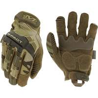 M-Pact&reg; MultiCam Tactical Impact Gloves, 8, Synthetic Palm, Hook & Loop Cuff We Share Industrial Supply