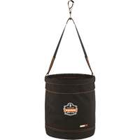 Arsenal&reg; 5970 Swiveling Hook Hoist Bucket, Nylon, 12.5" Dia. x 15" H, 100 lbs. Load Rating We Share Industrial Supply