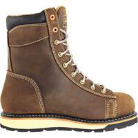 Bottes de travail pour monteur, Cuir, Embout Acier, Taille 7, Imperm&eacute;able We Share Industrial Supply