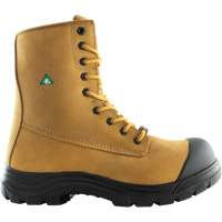 Bottes de travail Storm, Cuir, Embout Acier, Taille 8-1/2, Imperm&eacute;able We Share Industrial Supply