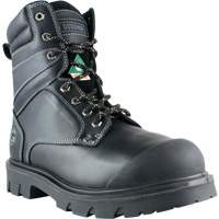 Bottes de travail Boomerang, Cuir, Embout Acier, Taille 7, Imperm&eacute;able We Share Industrial Supply