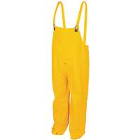 Pantalons &agrave; bavette imperm&eacute;ables de s&eacute;rie classique, Grand, Polyester/PVC, Jaune We Share Industrial Supply