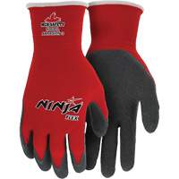 Gants enduits Flex Ninja, Grand, R&ecirc;vetement Latex de caoutchouc, Calibre 15, Enveloppe en Nylon We Share Industrial Supply