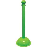 Poteau pour service intense, Hauteur de 40", Vert We Share Industrial Supply