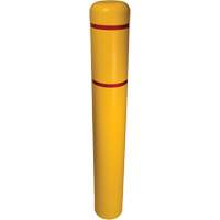 Couvre-bollard, 4" dia. x 54" l, Jaune We Share Industrial Supply