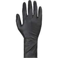 Gants jetables KeepKleen, Grand, Nitrile, 8 mils, Sans poudre, Noir We Share Industrial Supply
