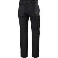 Pantalons d'entretien Oxford, Poly-coton, Noir, Taille 30, Entrejambe 30 We Share Industrial Supply