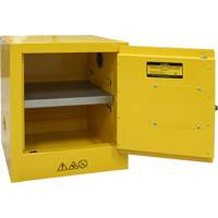 Flammable Storage Cabinet, 4 gal., 1 Door, 17" W x 22" H x 18" D We Share Industrial Supply
