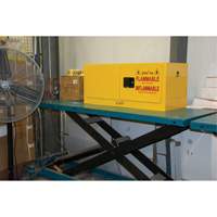 Armoire pour produits inflammables, 12 gal., 2 Porte(s), 43" La x 18" h x 18" p We Share Industrial Supply