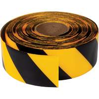 Ruban de marquage tr&egrave;s r&eacute;sistant pour plancher ArmorStripe, 3" x 100', PVC, Noir et jaune We Share Industrial Supply