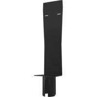 Dispenser Holder for Crowd Control Post, Black We Share Industrial Supply