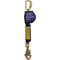 Cordage de s&eacute;curit&eacute; autor&eacute;tractable allong&eacute; Nano-Lok, 10', Dyneema, Pivotant We Share Industrial Supply
