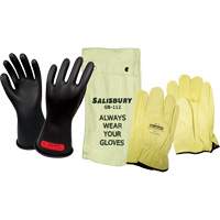 Salisbury  Electrical-Insulating Glove Kit, ASTM Class 0, Size 9, 11" L We Share Industrial Supply