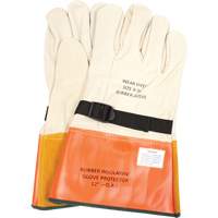 Gants de protection en cuir avec sangle, Taille 8, 12" lo We Share Industrial Supply
