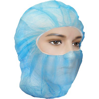 Cagoules de protection Care, Polypropyl&egrave;ne, Bleu We Share Industrial Supply