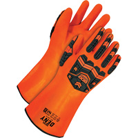 Deny Chemical Resistant Gloves, Size 9, 14" L, PVC, Terry Cloth Inner Lining We Share Industrial Supply