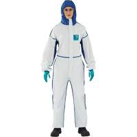 Combinaisons 3 pi&egrave;ces 1800 AlphaTec confortable, Grand, Bleu/Blanc, Microporeux/SMS We Share Industrial Supply