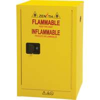 Flammable Aerosol Storage Cabinet, 12 gal., 1 Door, 23" W x 35" H x 18" D We Share Industrial Supply