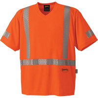 6900 T-shirt de protection contre les rayons UV CoolPass, 3T-Grand, Orange haute visibilit&eacute; We Share Industrial Supply