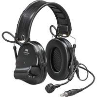 Casque VI NIB avec fils de sortie unique et rail arc Peltor ComTac, Style Bandeau, 23 dB We Share Industrial Supply