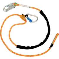 Adjustable Rope Lanyard, 1 Legs, 6', CSA Class F, Polyester We Share Industrial Supply