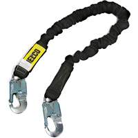 Arc Flash Lanyard, 6', Locking Snap Hook Center, Locking Snap Hook Leg Ends, Nylon We Share Industrial Supply