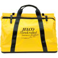 Vinyl Coated Drag Bag, Nylon, Black/Yellow We Share Industrial Supply