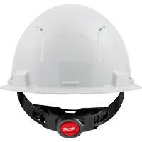 Casque de s&eacute;curit&eacute; &agrave; bordure avant, R&eacute;pond aux normes CSA type 1, Suspension Rochet, Ventil&eacute; We Share Industrial Supply