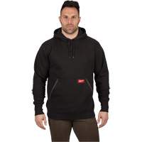 Heavy-Duty Pullover Hoodie, Men's, Small, Black We Share Industrial Supply