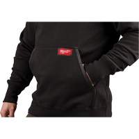 Heavy-Duty Pullover Hoodie, Men's, Small, Black We Share Industrial Supply