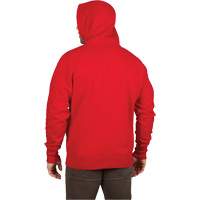 Heavy-Duty Pullover Hoodie, Men's, Small, Red We Share Industrial Supply