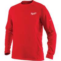 Workskin Long Sleeve Shirt, Men's, Small, Red We Share Industrial Supply