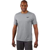 Hybrid Work Tee Shirt, Men's, Small, Grey We Share Industrial Supply