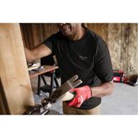 Hybrid Work Tee Shirt, Men's, Small, Black We Share Industrial Supply