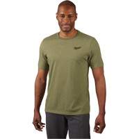 Hybrid Work Tee Shirt, Men's, Small, Green We Share Industrial Supply