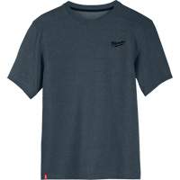 Hybrid Work Tee Shirt, Men's, Small, Blue We Share Industrial Supply