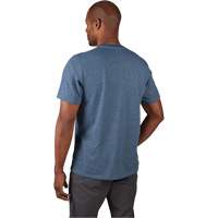 Hybrid Work Tee Shirt, Men's, Small, Blue We Share Industrial Supply