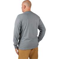 Hybrid Work Tee Shirt, Men's, Small, Grey We Share Industrial Supply