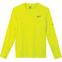 Workskin Lightweight High Visibility Shirt, Men's, Small, Yellow We Share Industrial Supply